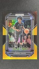 2023 Prizm Draft Picks Kendric Davis RC Black Gold 5/5=1/1 B1OO
