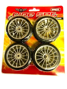 12 MM HEX 1/10 RC REIFENSATZ (4) ONROAD REIFEN - Bild 1 von 4