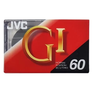 2 X JVC GI 60 CASSETTE/BLANK AUDIO TAPE 60 min Type I NEUF NEW NEU NUOVO - Imagen 1 de 3