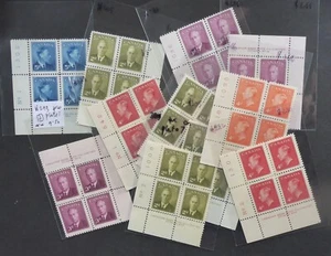 CANADA 12 NH** BLOCCHI TARGA KING GEORGE VI ANNI 40 CAN.SHIP$1,99 SPEDIZIONE COMBINATA - Foto 1 di 3