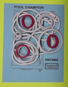 1985 Zaccaria Pool Champion Flipper Gummiring Kit - Bild 1 von 2