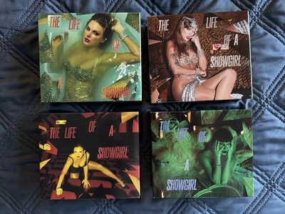 Taylor Swift The Life Of A Showgirl Limited Deluxe CD Boxset Of 4 - No Photos! - Image 1 of 4