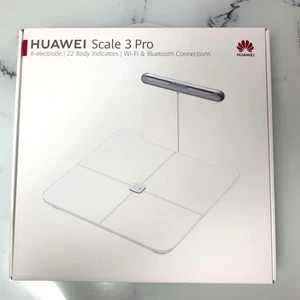 HUAWEI Scale 3 Pro WHITE Smart Weight Scale Wi-Fi Bluetooth New JAPAN F/S - Picture 1 of 13