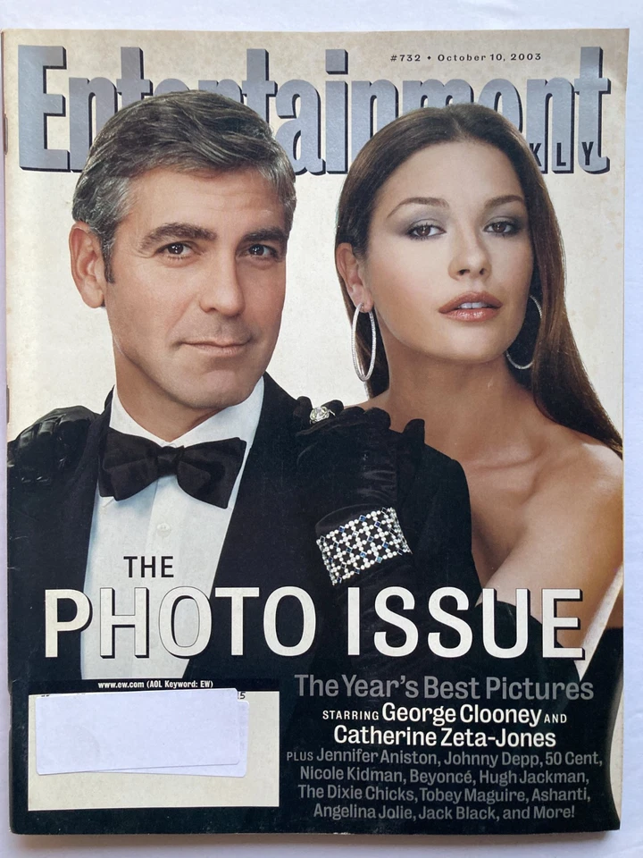 GEORGE CLOONEY & CATHERINE ZETA-JONES October 2003 ENTERTAINMENT WEEKLY Magazine - Image 1 of 1