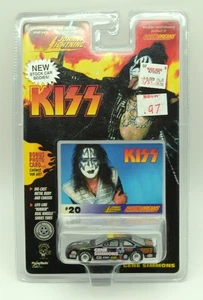 1997 Johnny Lightning Kiss Gene Simmons Stock Car w/ Bonus Photo Card #20 - Picture 1 of 3