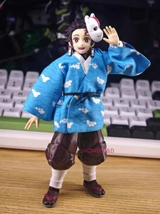 Custom Wired Haori for SHF Demon Slayer Kamado Tanjirou Actionfigur (ohne Figur) - Bild 1 von 14