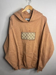 Dirty Dirty Hoodie Sweatshirt Mens 2XL Brown Heather Pullover Kangaroo Pocket - Picture 1 of 6
