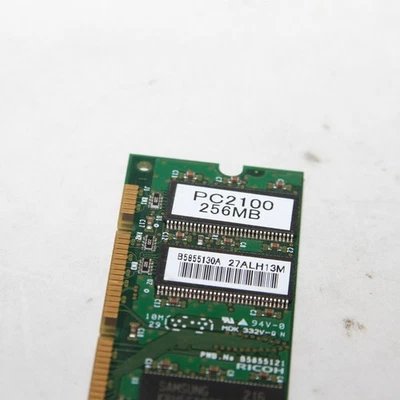 Ricoh B5855130D 256MB DDR1 SO-DIMM Memory Module MPC2030/MPC2050/MPC255 Untested - Image 1 of 3