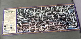 Castlequest Nintendo NES Foldble Promo Poster Map Insert ONLY