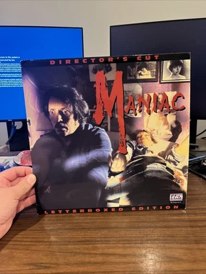 MANIAC Laserdisc LD WIDESCREEN FORMAT DIRECTOR'S CUT ULTRA RARE - Image 1 of 4