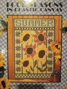 Plastic Canvas Patterns Plastic Canvas Pattern Book Decor Tissue Boxes Etc - Picture 1 of 17