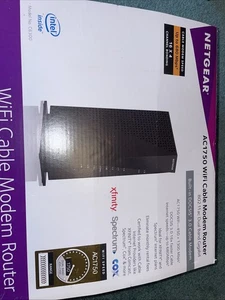 NETGEAR AC1750 WiFi Cable Modem Router DOCSIS 3.0 - Picture 1 of 8