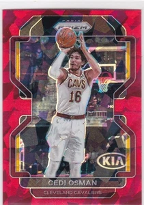 2021-22 Panini Prizm Red Ice Prizm Cedi Osman #60 - Picture 1 of 2