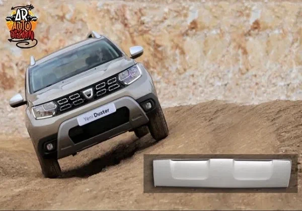 For Dacia Duster 2018-2022 ABS Front Bumper Lip Diffuser 1 Pcs. Grey Foto 1 de 4