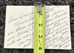 Carta firmada con autógrafo de Barbara Hale certificado de autenticidad JSA - Imagen 1 de 4