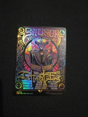 MTG Autographed Sauron, the Dark Lord Poster Foil - Image 1 of 2