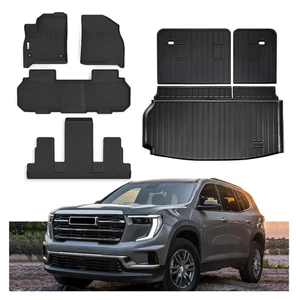 Alfombrillas y alfombrillas de maletero aptas para GMC Acadia 2024 2025 7 asientos para todo tipo de clima - Imagen 1 de 3