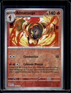 Armarouge SV08: Surging Sparks Pokemon 034/191 Reverse Holo NM+ - Picture 1 of 2