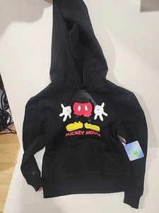 Disney Mickey Mouse Hoodie Size Small 6-7 Kids Unisex NEW Nwt - Picture 1 of 4