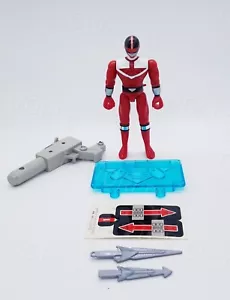 Power rangers Time Force 5" Shining Hero "Red Time Force Ranger" (Complete) #2 - Picture 1 of 6