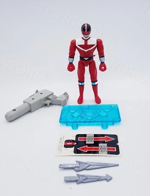 Power rangers Time Force 5" Shining Hero  "Red Time Force Ranger" (Complete) #2 - Image 1 of 4