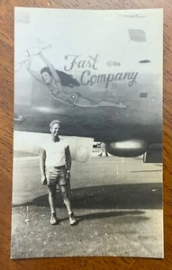 Foto artística nariz Segunda Guerra Mundial B-29 Superfortress Fast Company 20ª Fuerza Aérea 499ª BG - Imagen 1 de 3