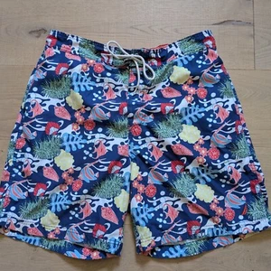 Nautica Badehose Blumenmuster Kordelzug Gummibund Freizeit Herren Größe L - Bild 1 von 8