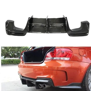 Rear Bumper Diffuser Trim Body Kit For 2011 2012-2013 BMW E82 1M RZ Style BLK - Picture 1 of 8
