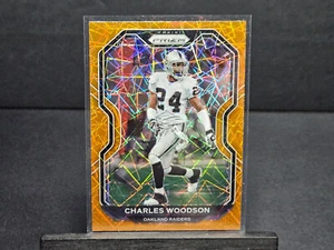 Panini Prizm Charles Woodson Orange Lazer #138 Las Vegas Raiders 2020 - Imagen 1 de 1