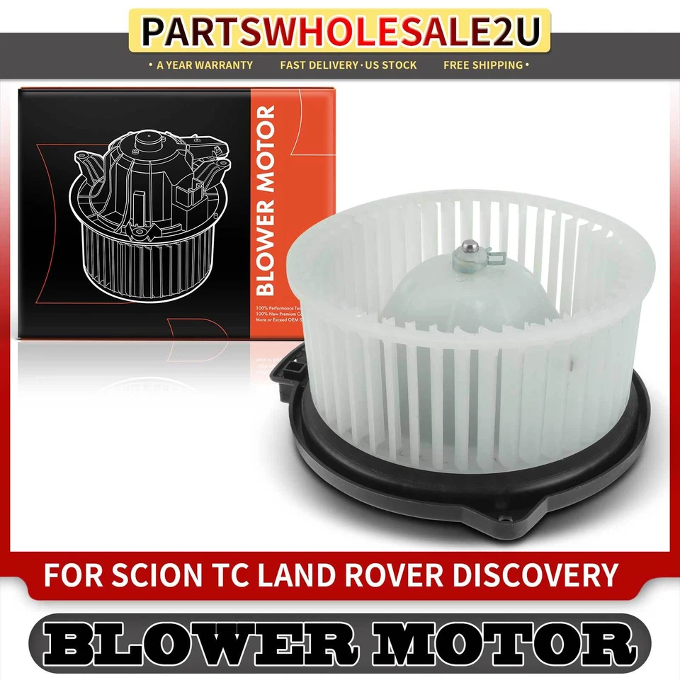 Conjunto de ventilador de motor soplador de CA delantero para Toyota Corolla RAV4 Land Rover Discovery Foto 1 de 4