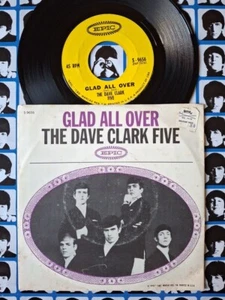 Dave Clark Five Glad All Over USA PS 1963 7" Vinyl 45 - Picture 1 of 9