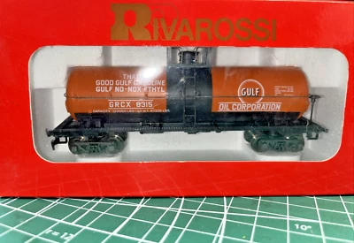 Rivarossi 2261 Tank Car GULF HO Scale Metal Wheelsets NIB New NOS - Image 1 of 4