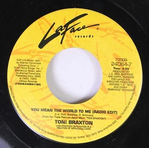 90'S Nm! 45 Toni Braxton - You Mean The World To Me / Seven Whole Days - LIVE - Picture 1 of 2