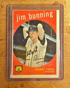 1959 Topps Baseball Jim Bunning #149 - Detroit Tigers #2 - Bild 1 von 2