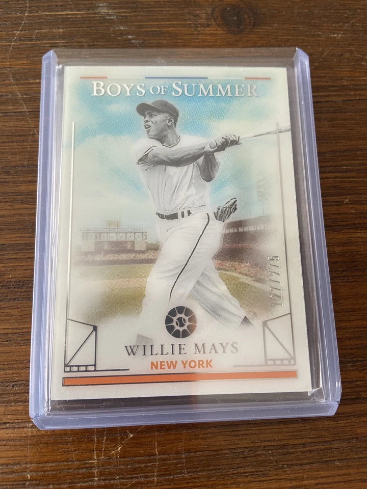 2024 Boys Of Summer Willie Mays /275 Silver HOF LEGEND HOF GIANTS - Image 1 of 1
