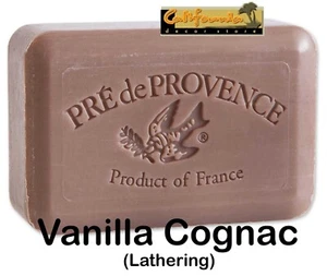 Jabón francés Pre de Provence VAINILLA COÑAC 150 gramos baño barra de ducha manteca de karité - Imagen 1 de 1