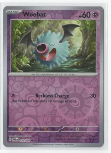 Holo inverso Pokémon Paldean Fates Woobat 032/091 - Imagen 1 de 1