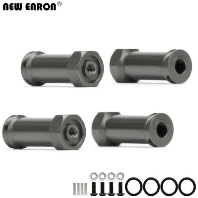 4x 12mm Wheel Rim Hex Drive 25/30mm For 1/10 RC Crawler Traxxas Axial SCX10 HSP - Image 1 of 4