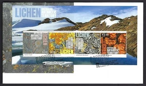 2021 AAT SG#318 Australian Antarctic Territory Lichen MS FDC First Day Cover - Foto 1 di 1
