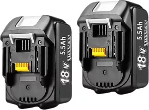 5,5 Ah BL 18301840 1850 1860 Lithium Ionen Ersatzakku kompatibel mit Makita - Bild 1 von 46
