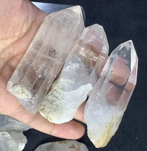 Lotto di 18 pezzi cristalli di quarzo di alta classe da Skardu GB Pakistan - Foto 1 di 9