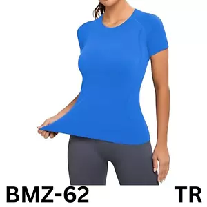MathCat Workout Shirts for Women, Workout Gym Tops, Yoga Short Sleeve Shirts, S - Picture 1 of 6