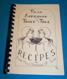Bucks Mont Mothers of Twins Cookbook 1980 North Wales PA Pennsylvania - Picture 1 of 8