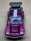 Redline Hot Wheels 1970 FORD MIGHTY MAVERICK US ( DEEP  DARK MAGENTA ) & BUTTON.