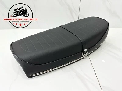 Honda CB750K 750 1975 cuatro asientos K2 K3 K4 K5 K6 bandeja de metal estilo clásico negro nuevo Foto 1 de 4