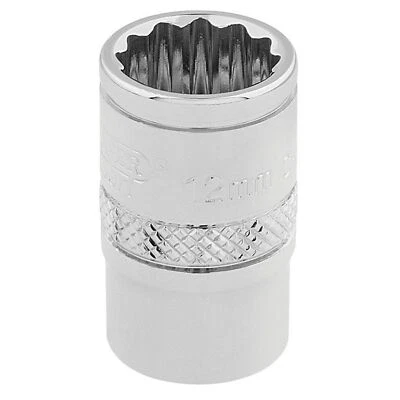Draper Expert Quality 3/8" Square Drive Hi-Torq 12 Point Socket - 12mm - Image 1 of 4
