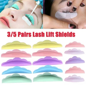 3/5 Pairs Lash Lift Perm Pad Silicone Pads Eyelash Lifting Perm Rod Curlers 🎀 - Picture 1 of 24