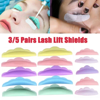 3/5 Pairs Lash Lift Perm Pad Silicone Pads Eyelash Lifting Perm Rod Curlers 🎀 - Image 1 of 4