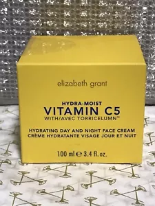 Elizabeth Grant Hydra-Moist Vitamin C5 Hydrating Day and Night Face Cream 100ml - Picture 1 of 2