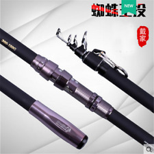 Telescopic Carbon 4 section Surf Rod Beach Bass Casting Fishing Rod CW:100-150g